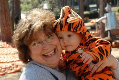 Nana waiting with Brooks