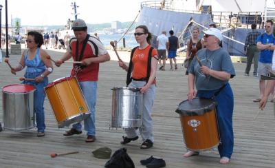 Drumming By The Water