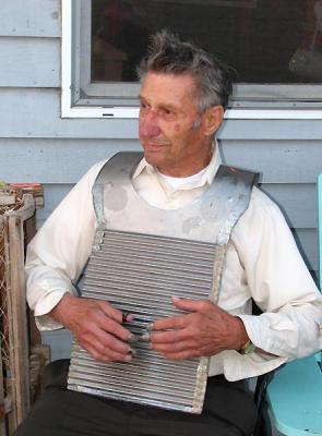 Playing The Washboard