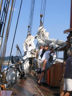 Tucking Away The Sail