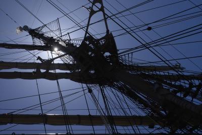 sun in the rigging