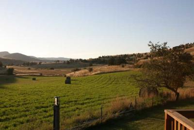 looking out from deck