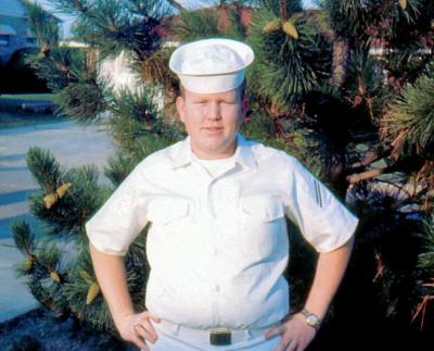 John in Navy uniform