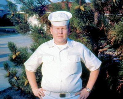 John in Navy uniform