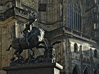 Prague: St George at St Vitus Cathedral