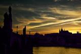 Prague: Sunset on the Vltava