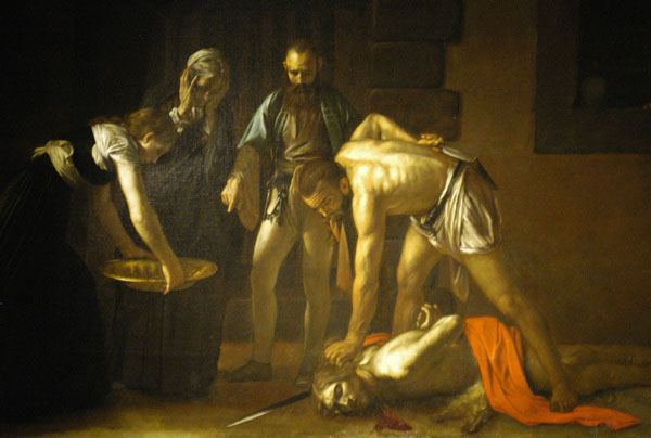 Italian master Caravaggio's The Beheading of St. John the Baptist, Cathedral of St. John, Valetta