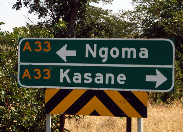 Chobe Transit Road from Ngoma to Kasane