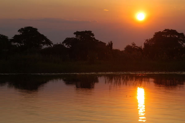 Sunset over the Caprivi