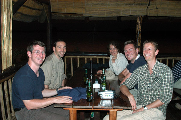 Bar at the campsite of the Chobe Safari Lodge