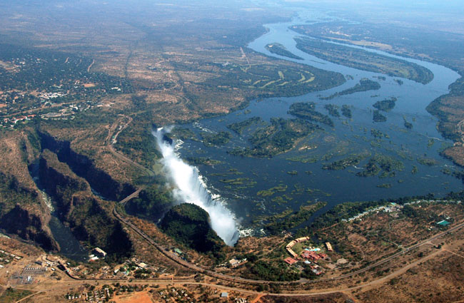 Victoria Falls, viewed from the Zambian side