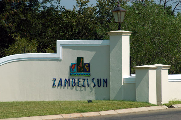 Entrance to the Zambezi Sun