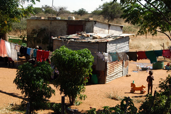 Herero village at Eurkea