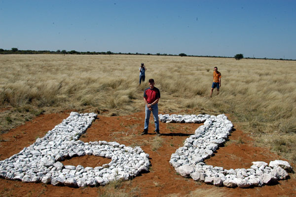 Marker for Runway 29 at Eureka