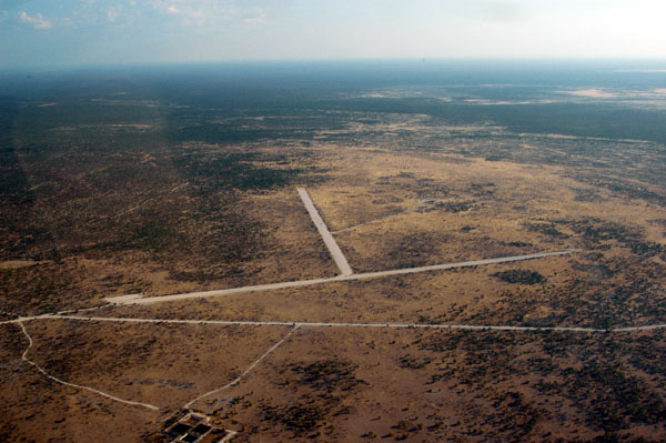 Airstrip at Halali, Etosha National Park