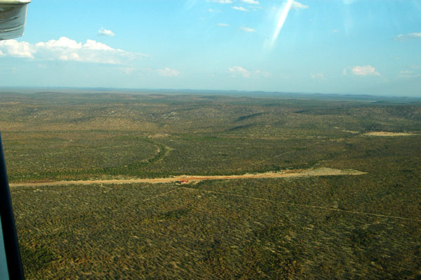 The airstrip at Naua Naua, south of Etosha