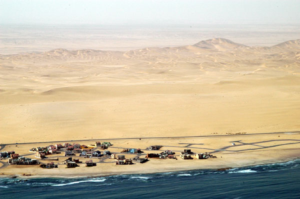 Between Swakopmund and Walvis Bay