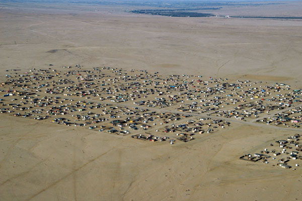 Settlement of small dwellings on the outskirts north of Swakopmund