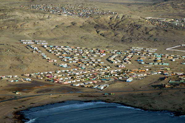 Settlement on the northern edge of Lüderitz