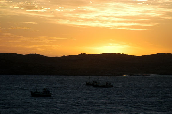 Sunset in Lüderitz