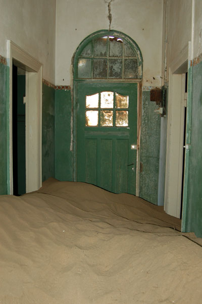 Sandy hallway