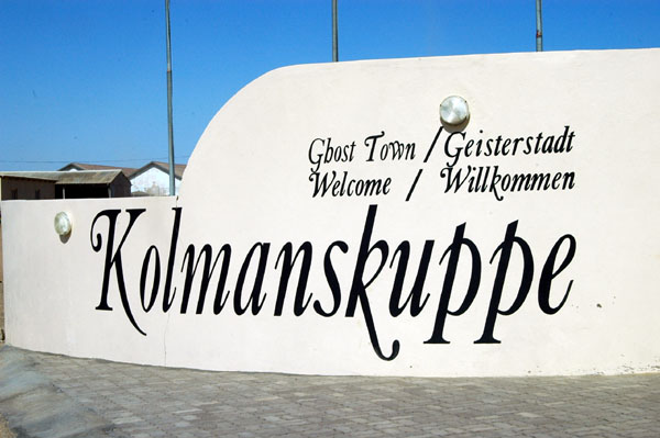 Kolmanskuppe, a turn of the century diamond mining town 14km inland from Lüderitz