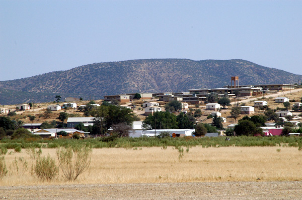 Opuwo town from the airport