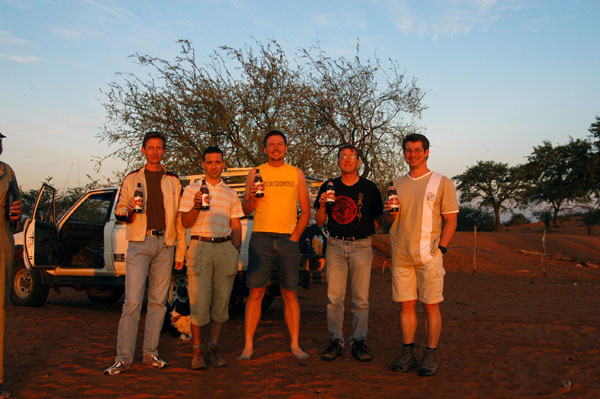 The last sundowner of the trip at Oliphantwater