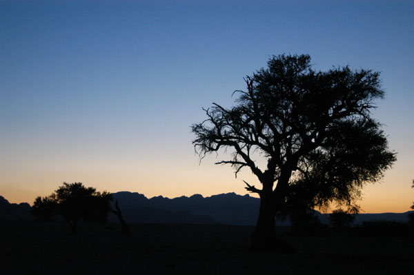 Early morning at Sossusvlei Lodge