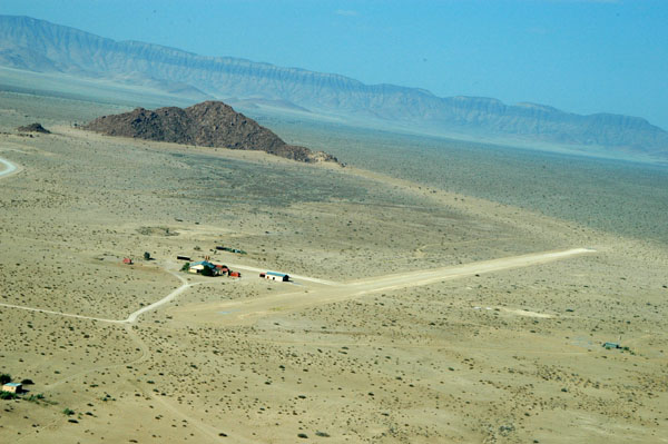 Airstrip at Sossusvlei Lodge (FYSU), not to be confused with Sesriem (FYSS)