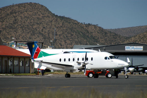 Air Namibia Beech 1900D at Windhoek-Eros