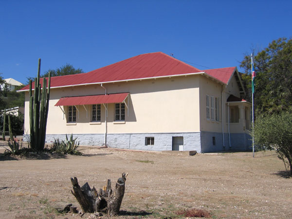 German colonial era building on Robert Mugabe Avenue