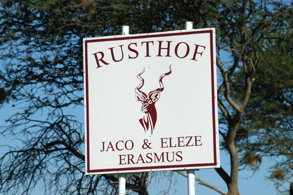 Rusthof, near Etosha