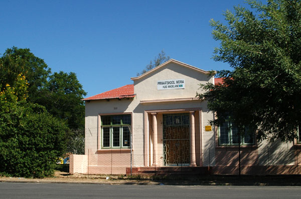 Moria Private School in Outjo using Afrikaans