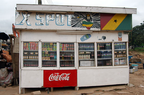Drinks kiosk, Nkrumah Circle