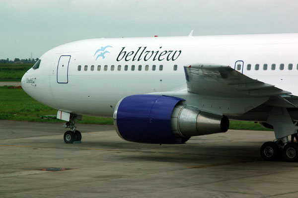 Bellview Boeing 767, Unity, at Lagos, Nigeria