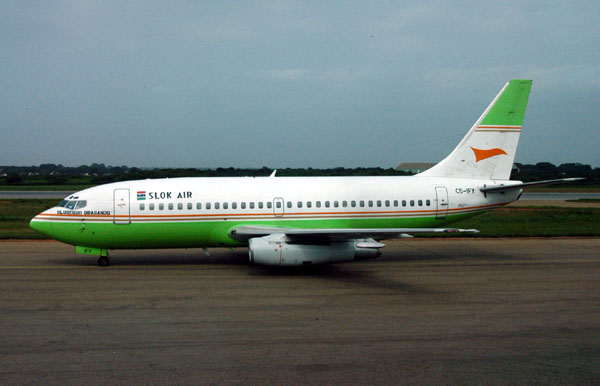 Slok Airways (Gambia) 737 in Accra, C5-IFY
