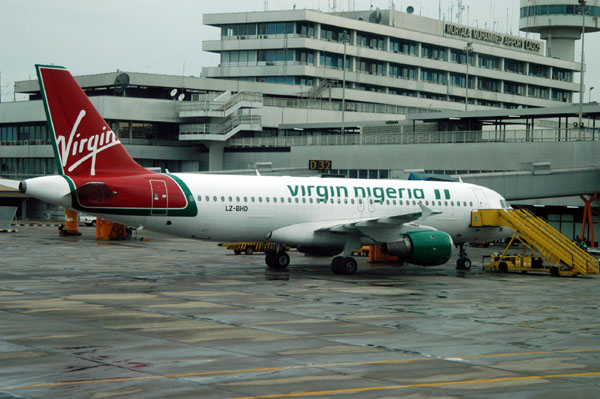 Virgin Nigeria A320 (LZ-BHD) at Lagos