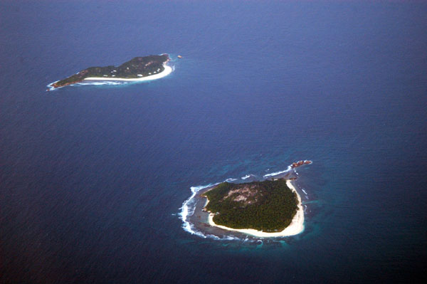 Cousin & Cousine Islands near Praslin Island, Seychelles
