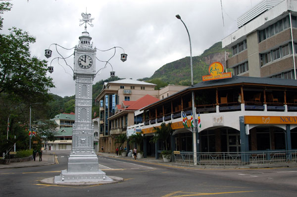 The 1903 Clock Tower marks the center of Victoria