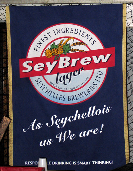 SeyBrew, the local beer of the Seychelles