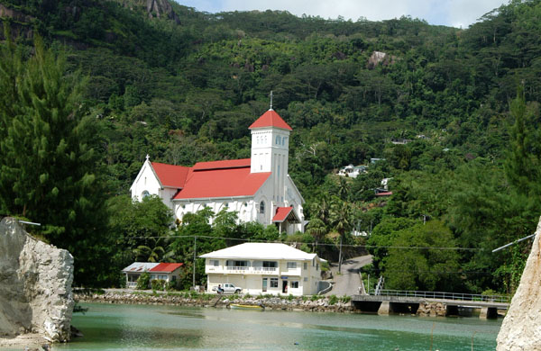 Church near the airport on Mah Island, Seychelles