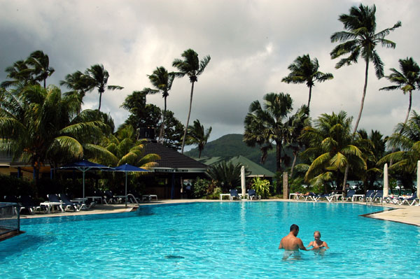 Pool at the Plantation Club, Mahé Island