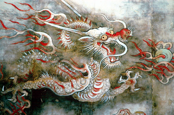 Dragon Painting, Sajeongjeon, Gyeongbokgung Palace