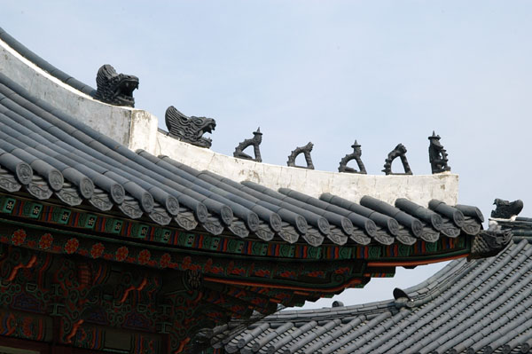 Roof detail, Gyeongbokgung Palace