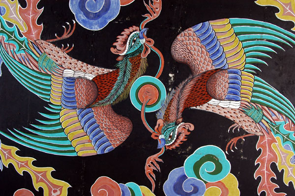 Ceiling painting in Gwanghwamun, the South Gate, Gyeongbokgung Palace