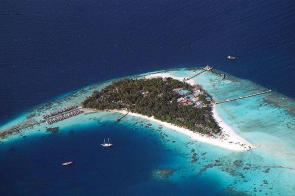 North Male Atoll, just south of Medhufinolhu, Maldives