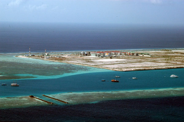 Landfill east of Male' Airport-Hulhu Male'