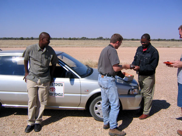 The Namibian Immigration inspector, Gobabis