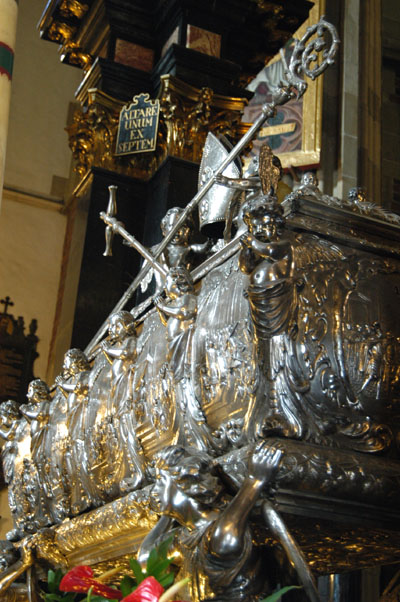 Coffin of St. Stanislaus, silver, 1670